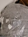 Two Piece Jeans Tracksuit Set Grey