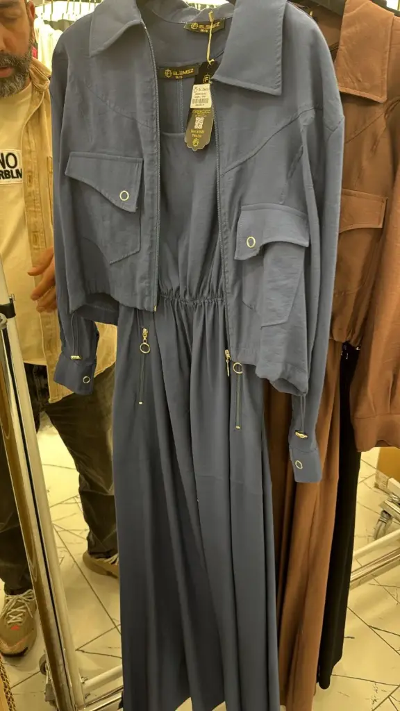 Long DRESS D-Blue