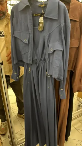 Long DRESS D-Blue